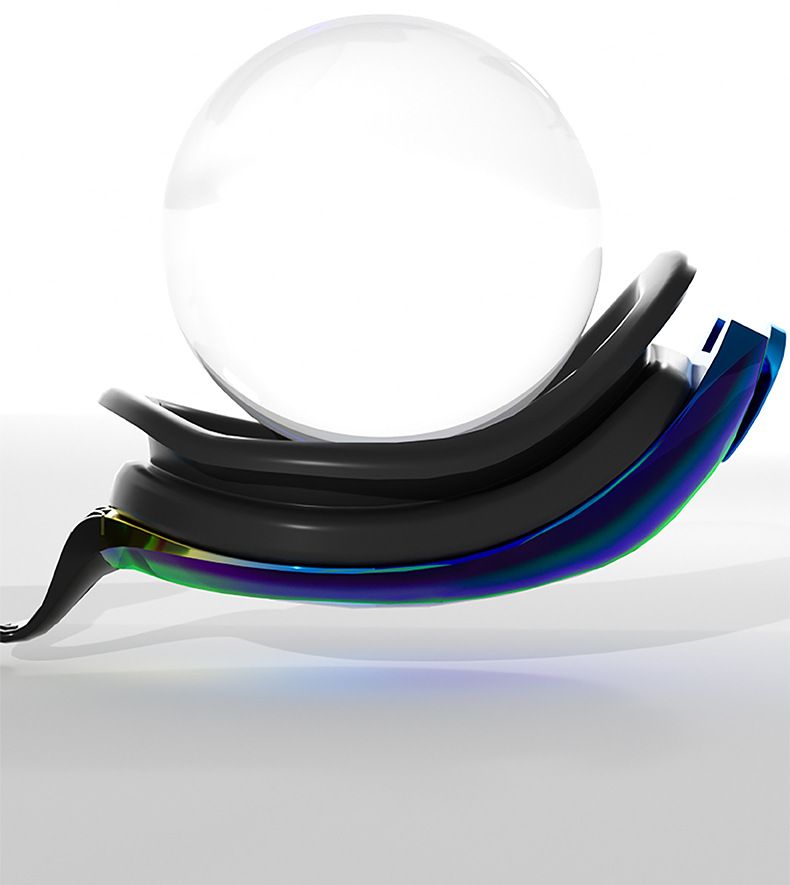 Simglasögon för vuxna, HD vattentäta och imfria, elektropläterade simglasögon i silikon, badmössa, näsklämma, öronproppsset_voghion.com