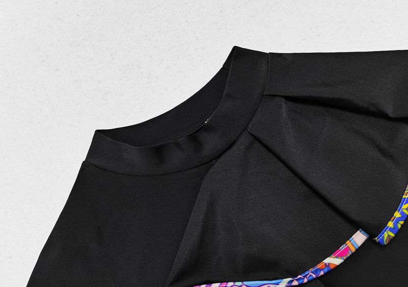 Dameskleding Badpak Splitsing Geplooid Zwemmen Surfen Duiken Driedelige Set Zonnebrandcrème Volledige Dekking Badpak_voghion.com