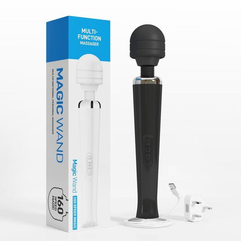 Eros Lab US Large AV Rechargeable USB Direct Plug Vibration Massage Female Masturbation Wand Cross-Border_voghion.com