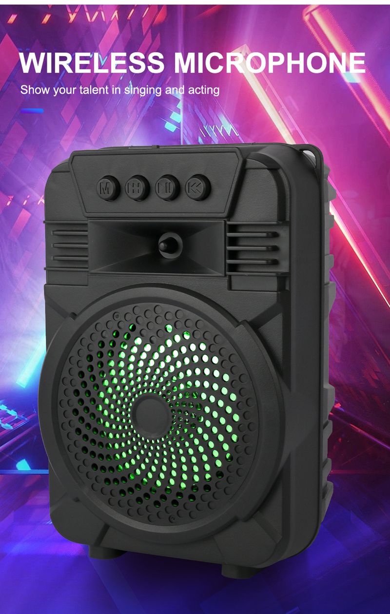 ZQS1431 Tragbarer drahtloser Square Dance-Bluetooth-Lautsprecher für den Außenbereich mit großem Audiovolumen_voghion.com