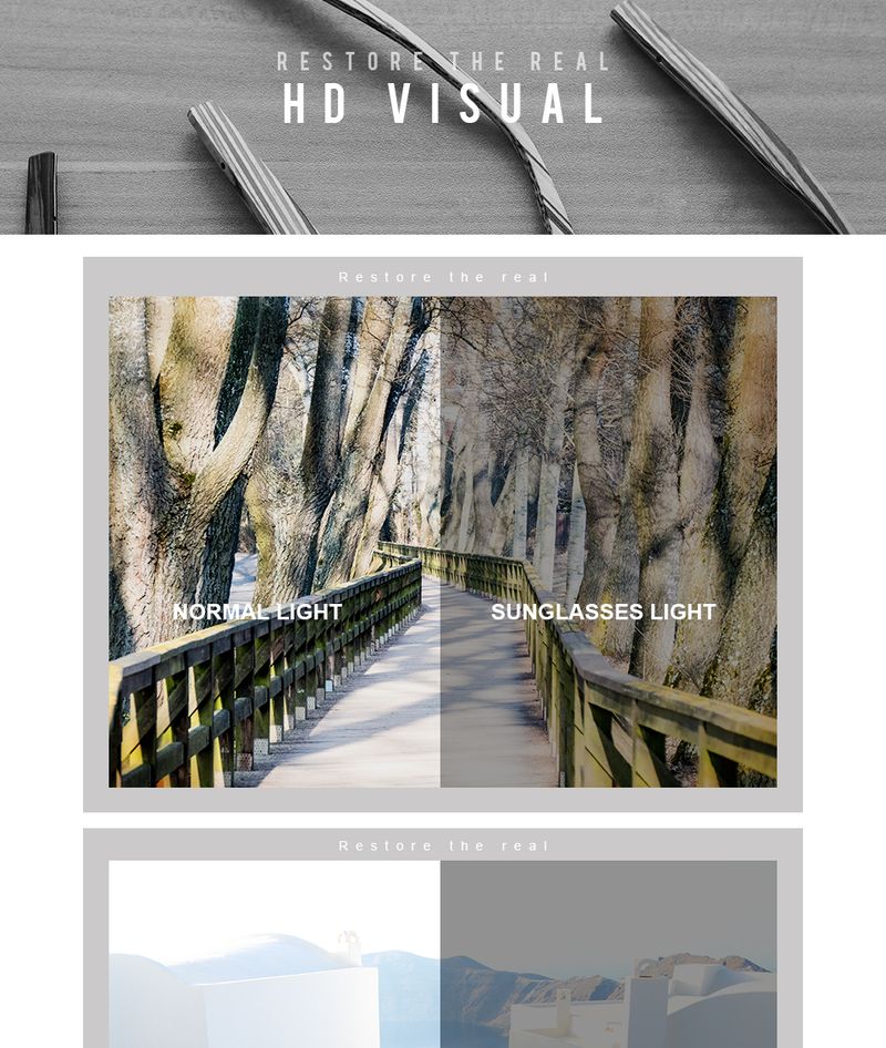 Mode HU WOOD Nya Solglasögon med Havsgradient för Herrar Bambu Solglasögon Röda UV400-linser Sport Mode Körning_voghion.com