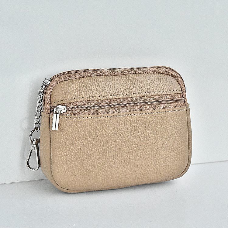 New Color-Block Mini Dumpling Unisex Coin Purse Nylon Small Car Key Lipstick Storage Earphone Bag_voghion.com