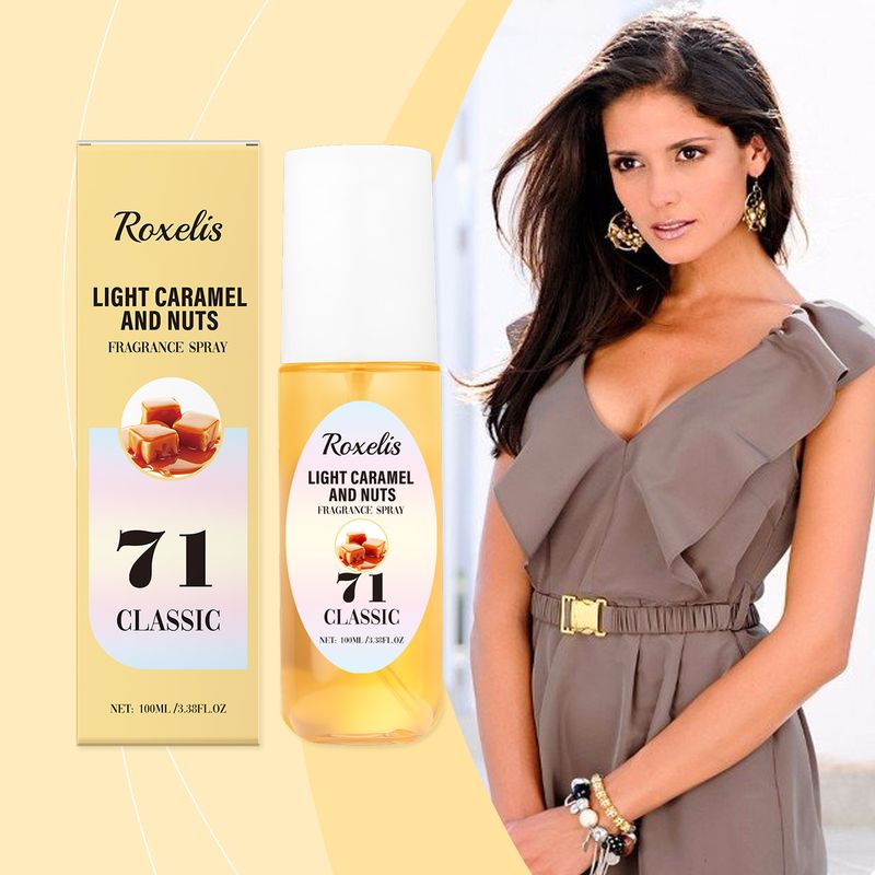 Zapach karmelowy w sprayu do ciała Świeży zapach Zapach do ciała Eleganckie perfumy w sprayu do ciała_voghion.com
