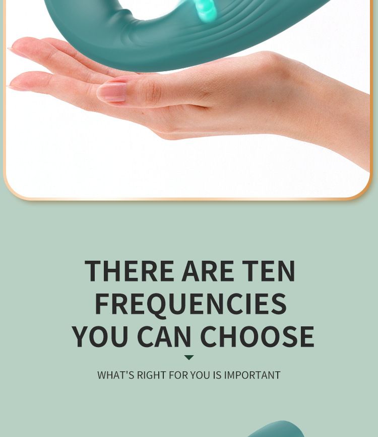 Green Vibrator Toy Stimulates G-Spot Private Parts Sucking And Thrusting Orgasm Adult Sex Toys_voghion.com