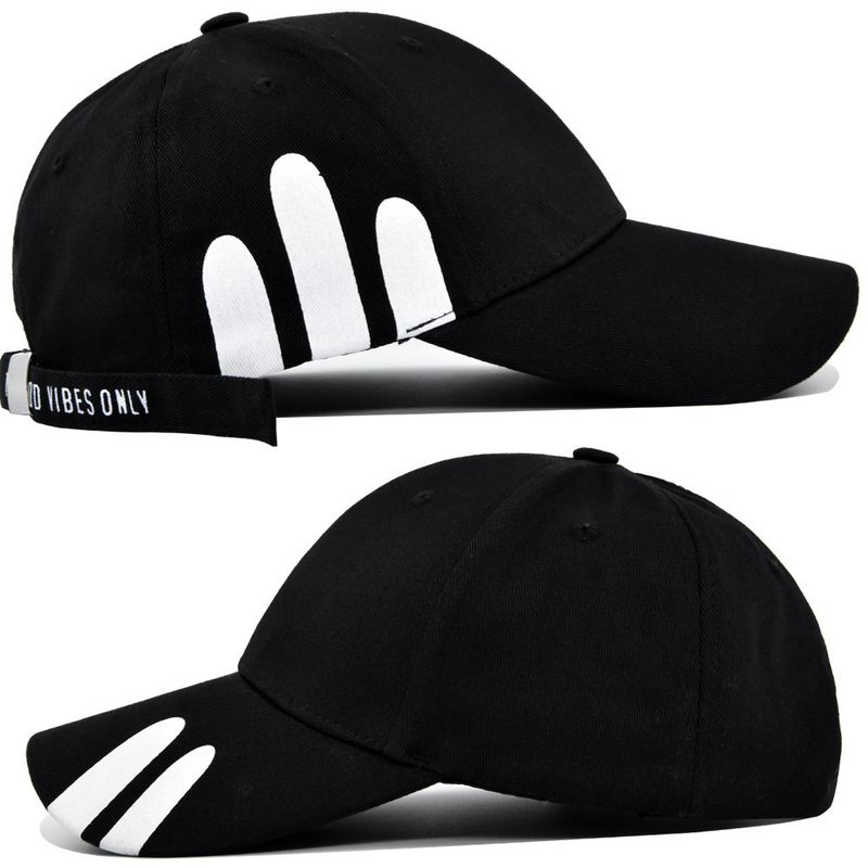 Graffiti baseball Korean version printed parallel bar wide curved brimmed duckbill cap outdoor_voghion.com
