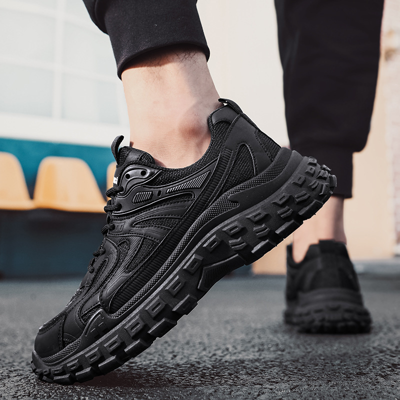 2025 Autumn Dad Mesh Breathable Wear-resistant Casual Non-slip Tire Sole Sports Running Shoes For Men_voghion.com
