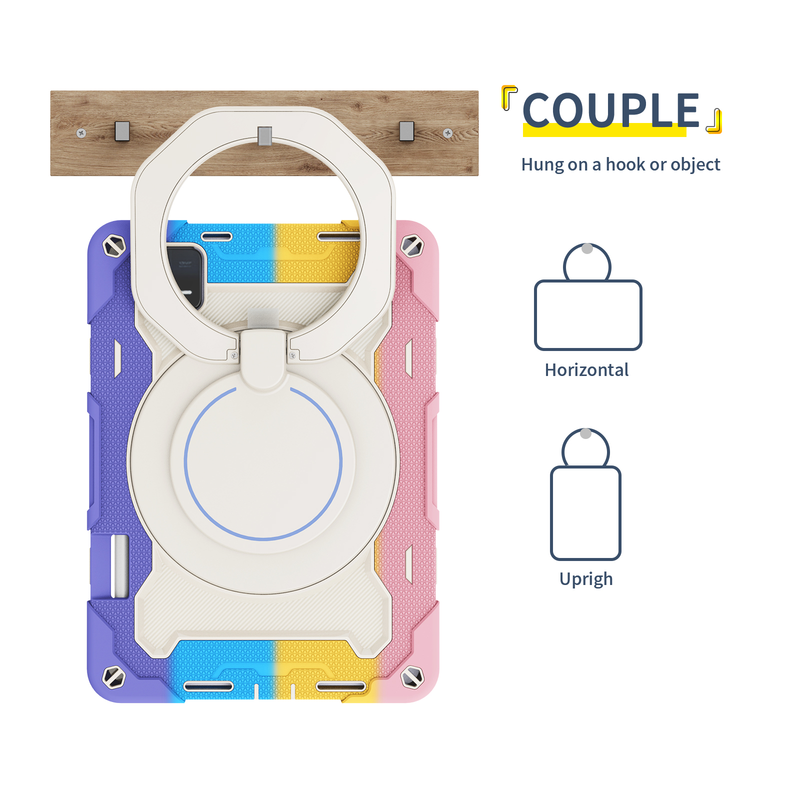 Fodral för Xiaomi Pad 6 11 tums surfplatta Fodral Soft Silica gel Ring Rotate Stand Anti-fall Skyddsskydd för Xiaomi Mi Pad 6 Pro_voghion.com