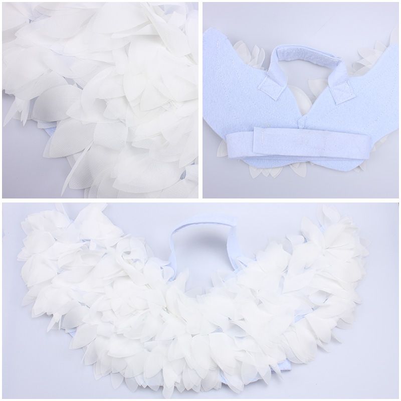 Pet Transformation Accessories Halloween Cat Realistic Feather Wings Decoration_voghion.com