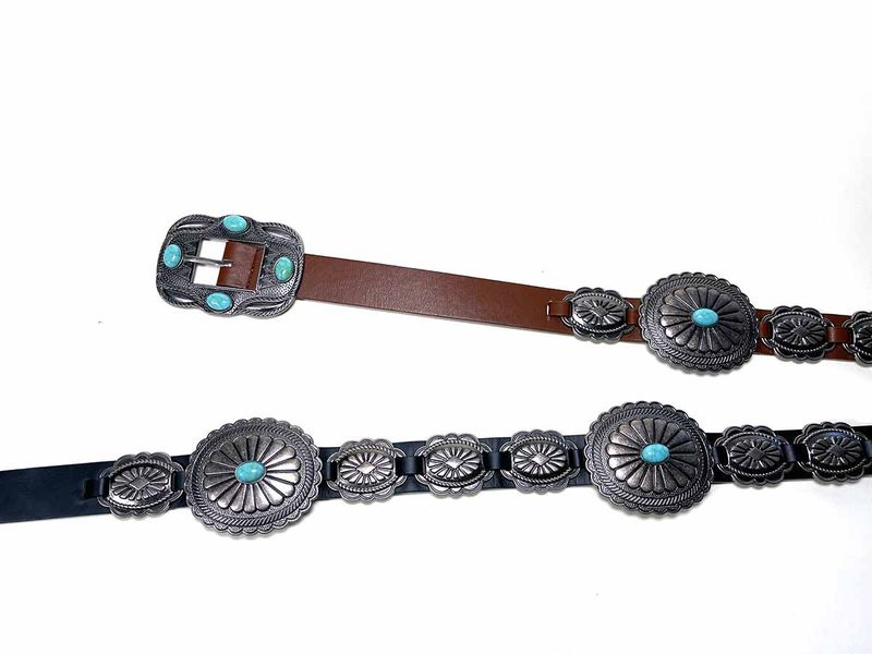 Gonna ampia da donna in stile etnico, cintura decorativa in vita, semplice e alla moda_voghion.com