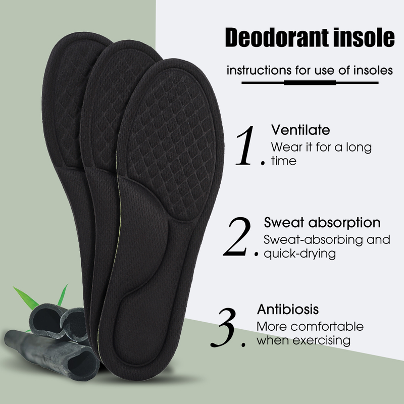Yumuşak Bellek Köpük Tabanlık Ayakkabı Ter Emici Nefes Deodorant Ayaklar için Taban Ortopedik Sünger Ayakkabı Ekler Pedleri_voghion.com
