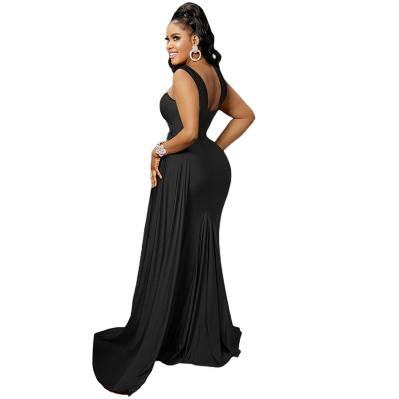 Women's Clothing Ball Gown Evening Dress Elegant Sexy Floor Length Dress Female_voghion.com