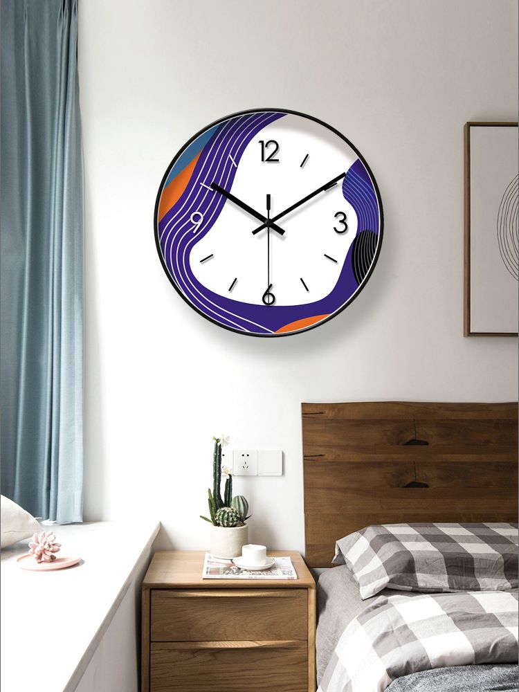 Yipula 7044 Wall Silent Living Room Home New Art Creative Personality Light Luxury Clock_voghion.com