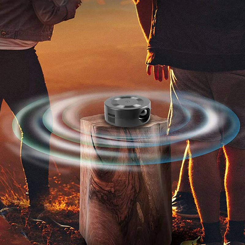 YT200 LED Mobile Video Mini Media Player Kids Gift Cinema Wired Same Screen Home Theater Projector_voghion.com
