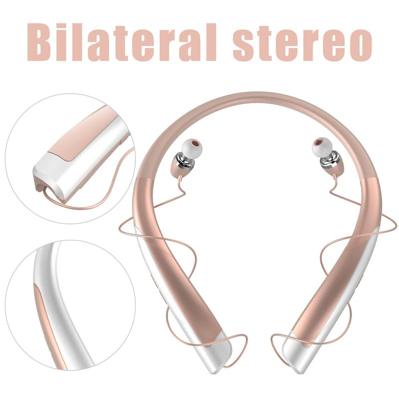 HBS-1100 Bluetooth-Kopfhörer, am Hals montiert, geräuschunterdrückend, Stereo-Surround, starker Bass, Freisprech-Musik-Player, universell_voghion.com