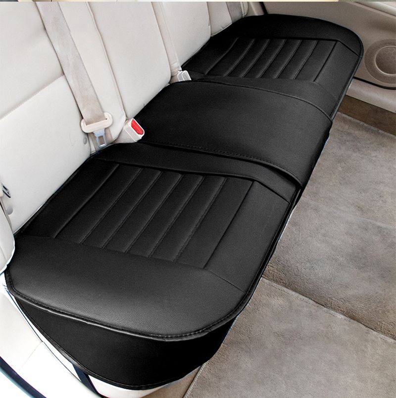 Capa de couro PU premium, antirriscos, almofada para carro, protetor de assento de carro resistente ao desgaste com bolso de armazenamento_voghion.com
