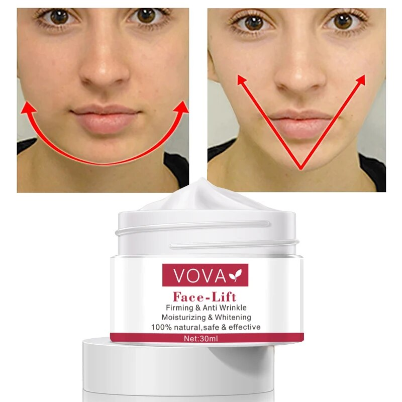 VOVA Huidverzorging Afslankende Gezichtscrème Lifting 3D Cream Facial Lifting Stevige Huidverzorging Verstevigende Krachtige V-Lijn Gezichtsverzorging Hydraterende_voghion.com
