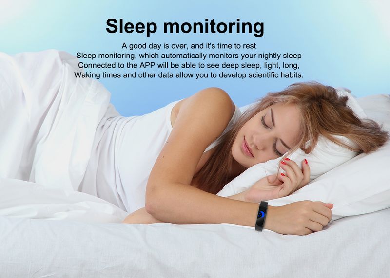 Fiess C1s Bluetooth watch waterproof smart Bracelet Heart Rate and blood pressure monitoring health tracker_voghion.com