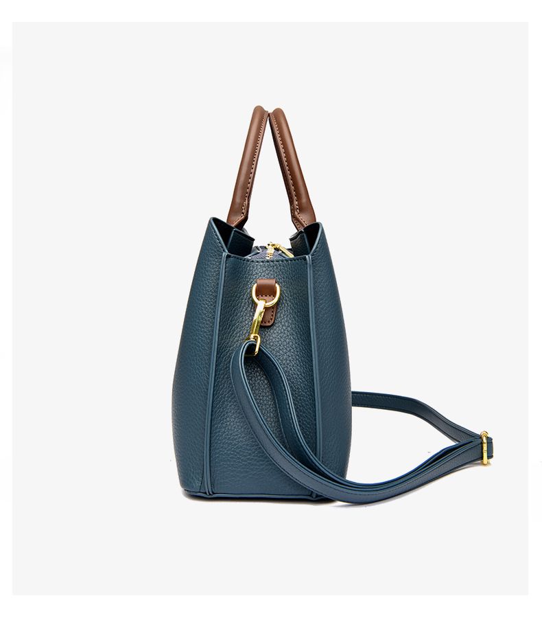 2024 Large Capacity Women's New Handbag Soft Leather Commuter Versatile Crossbody Big Bag_voghion.com
