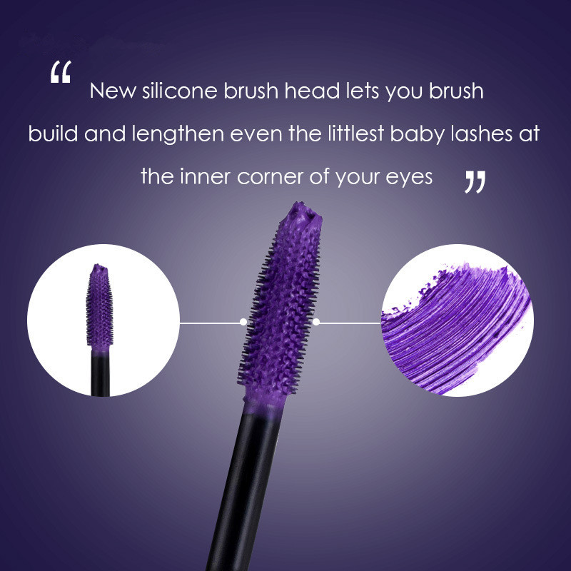 Color eye black 5D silk fiber eye black waterproof roll anti stain curl length eyelash lengthening eye makeup tool_voghion.com