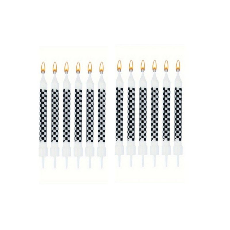 6/12/48 pezzi/1 custodia candele di compleanno candele a spirale per torte candele lunghe e sottili per feste nuziali e decorazioni per torte_voghion.com