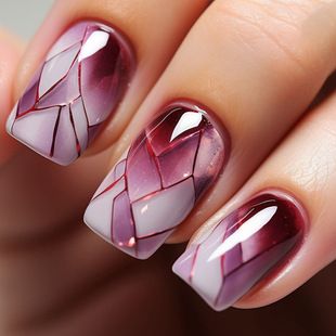 Nails Art Simple Wear Nail Patches Pure Desire Nail Art Ins Style Decorations Nails_voghion.com