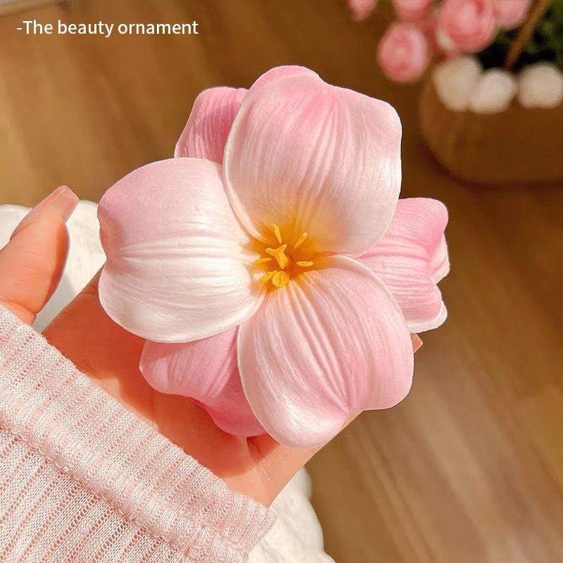 Accessoires pour cheveux pour femmes, épingle à cheveux en forme de fleur de tulipe, super fée, nouvelle forêt, épingle à cheveux, frange latérale, pince à bec de canard_voghion.com