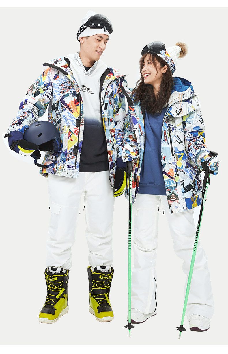 Skijacken- und Skihosen-Set – Wasserdichter, winddichter, wärmeisolierter Schneeanzug mit 3M™ Thinsulate™ für Skifahren, Snowboarden und Wintersport_voghion.com