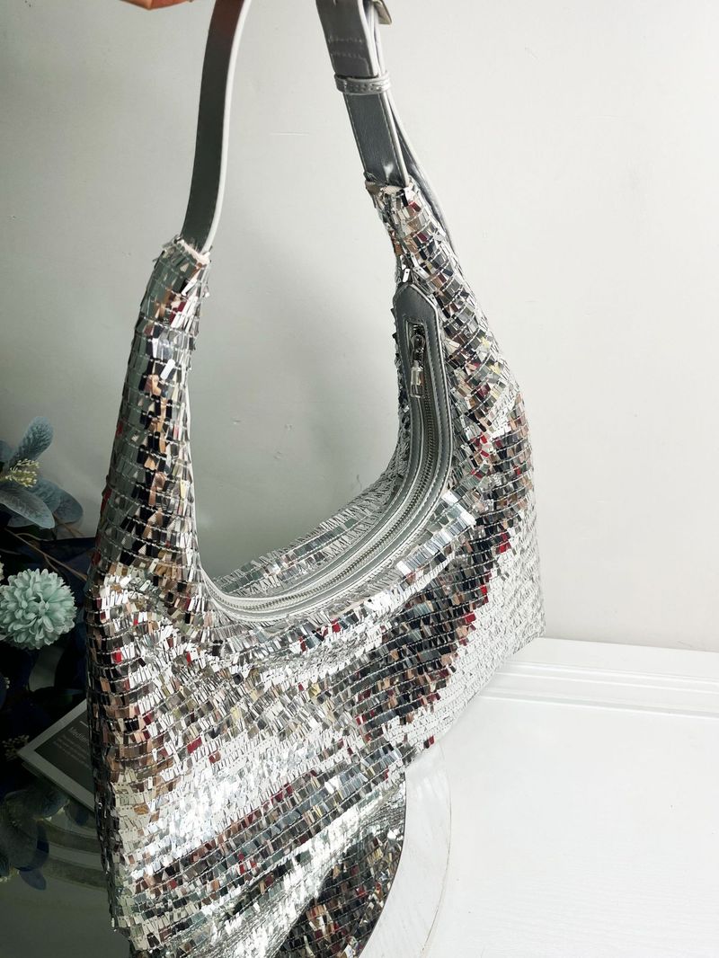 2025 Fall/Winter New Women's Sequined Tote Bag_voghion.com