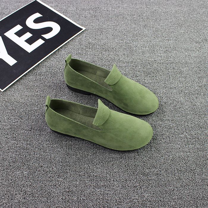 Modische Mori Girl Flats mit flachem Absatz und runder Spitze für Frühling und Herbst_voghion.com