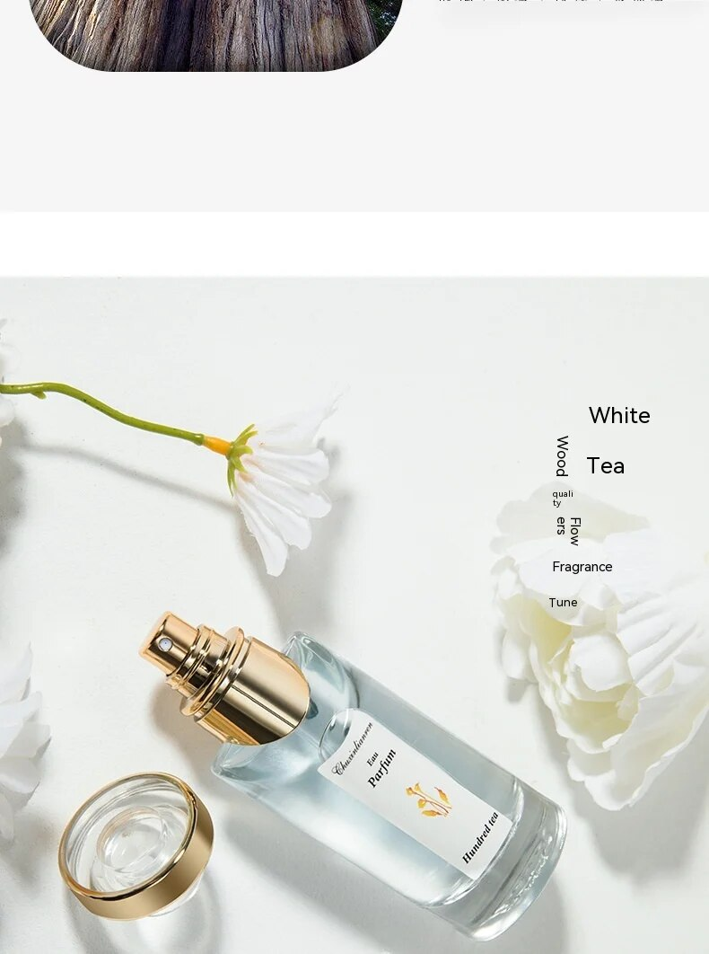 Ny parfym Vitt te för New Love Män Parfym Långvarig doft Färskt te Vitt te Ocean Parfym för män 50ml_voghion.com