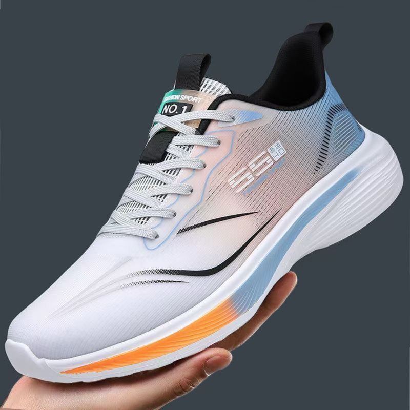 Spring Summer Men's Ultra-light Mesh Breathable Sports Racing Versatile Casual Lightweight Soft Sole Shock-absorbing_voghion.com