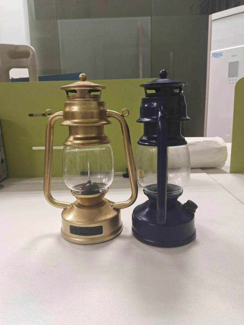 Vintage Kerosene lamp wireless bluetooth speaker outdoor camping tent card horse lamp handheld dimming bluetooth audio_voghion.com