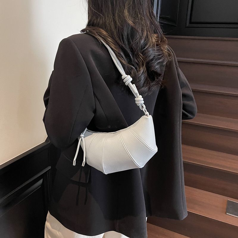 Sac à bandoulière tendance pour femme, nouveau modèle printemps/été 2025, design unique en corne, pratique, pour les voyages_voghion.com