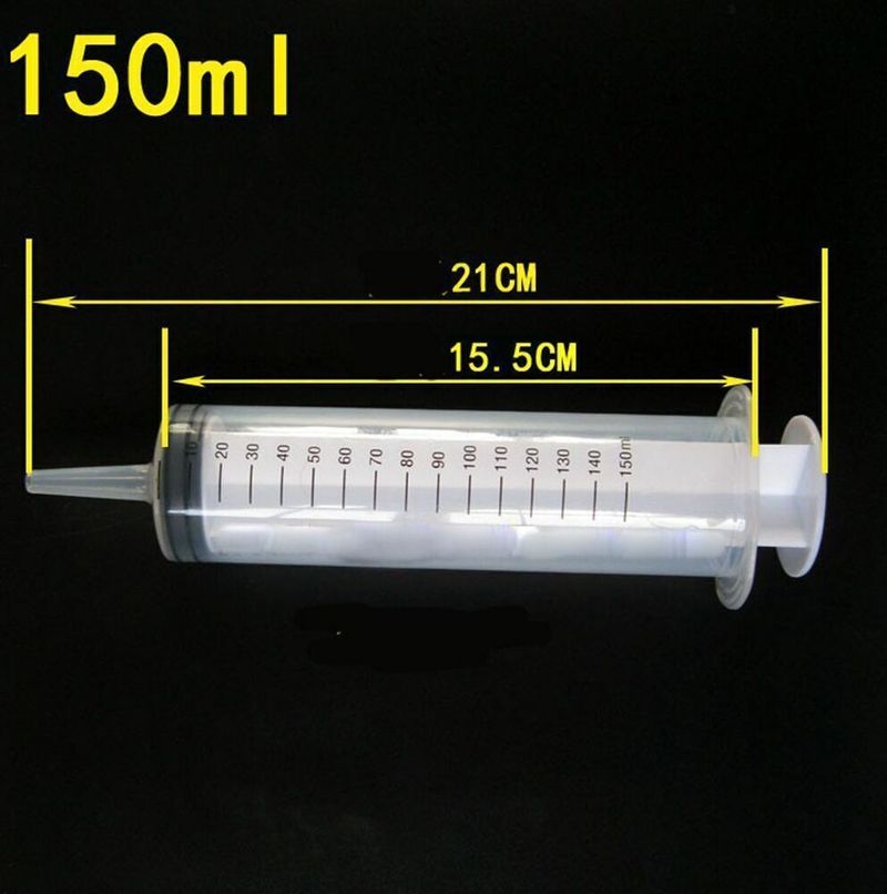 100-500 ml gjenbrukbar stor stor plastmålesprøyte for hydroponikk i USA_voghion.com