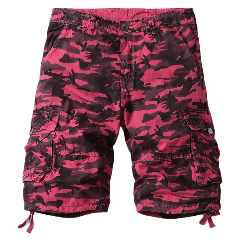 2025 New Men's Casual Shorts, Multi Pocket Work Mid Length Pants, Trendy Oversized Pants_voghion.com