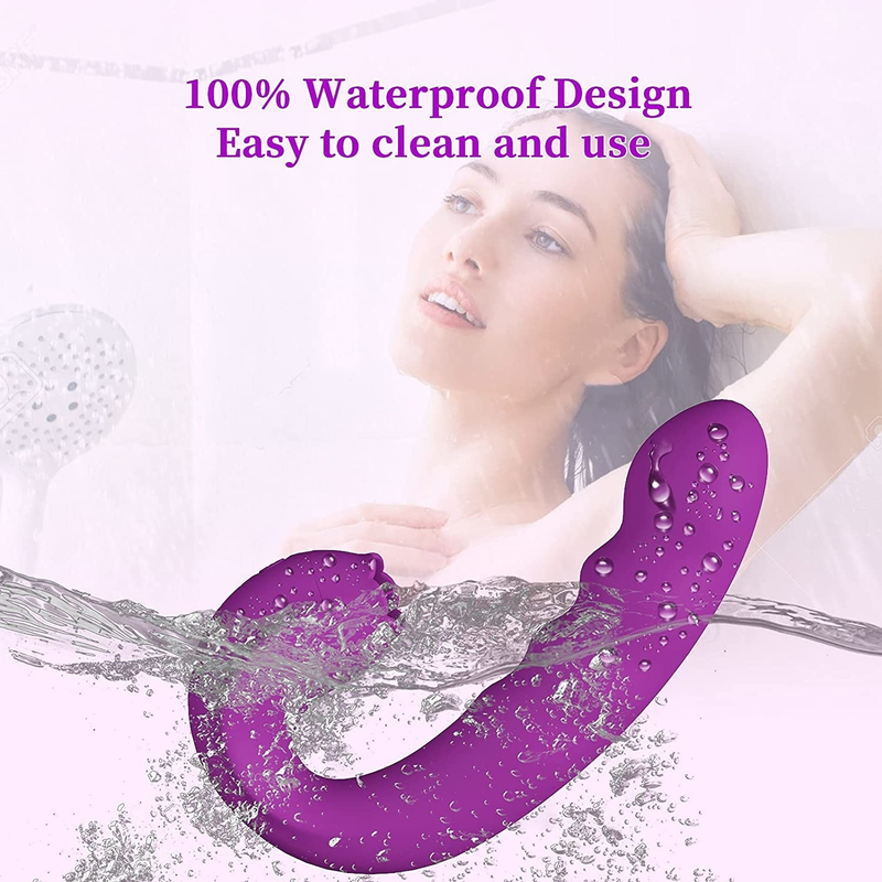 Rotating Clitoral Vibrator Licking G Spot Massager Clit Tongue Dildo l Vibrating Stimulator 10 Modes Stimuator_voghion.com