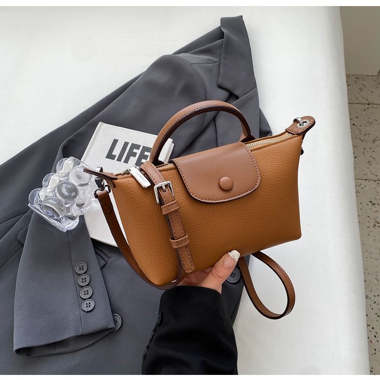 High quality texture handbag 2024 New Dragon bags Xiang popular dumpling versatile single shoulder crossbody bag_voghion.com