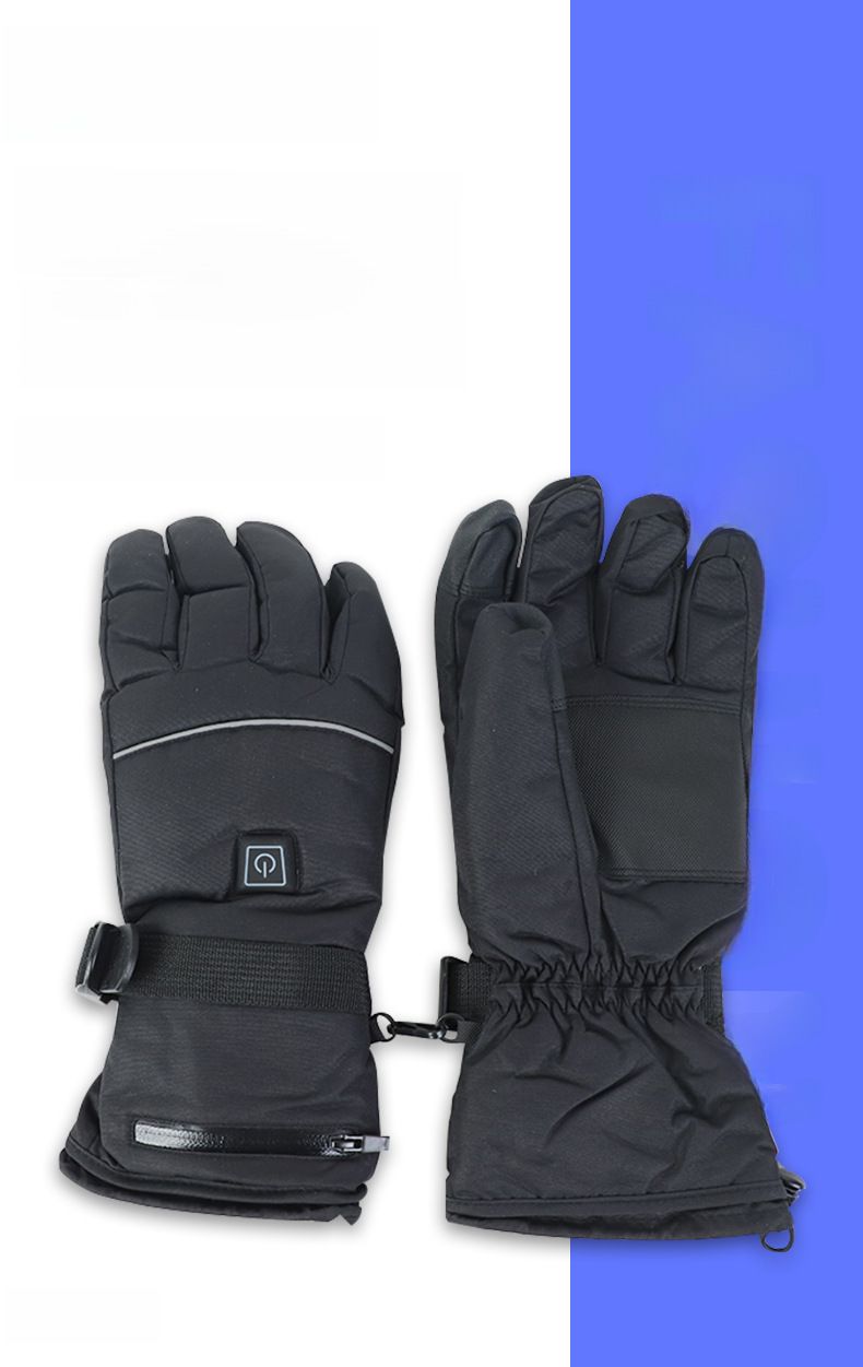 Fiets handschoenen Spotelectric Verwarmde handschoenen Vijfvingerige Verwarmde handschoenen Warme handschoenen Batterijdoos Verwarmde handschoenen_voghion.com