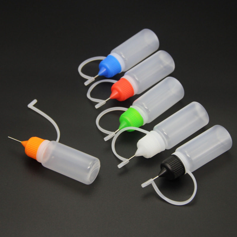 1 kos 10 ml Plastična Stisljiva Igla Tattoo Pigment Steklenice Tekočina za Oči Kapalka Kapljica Vzorec Kapljica Lahko Aplikator Lepila Za Ponovno Polnjenje_voghion.com