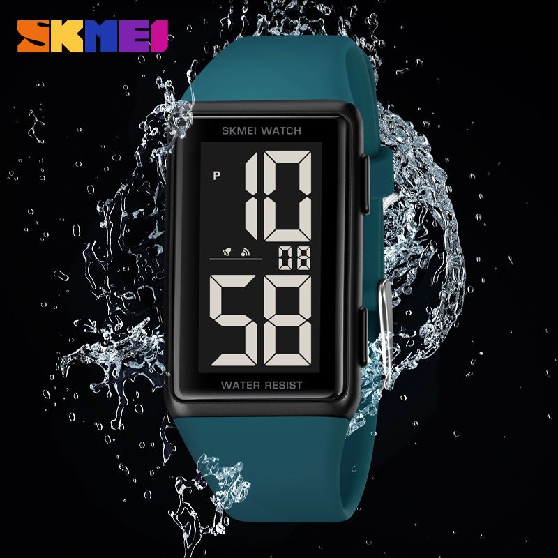Momentum Large Screen Digital Simple Display Electronic Student Versatile Sports Unisex Waterproof Watch_voghion.com