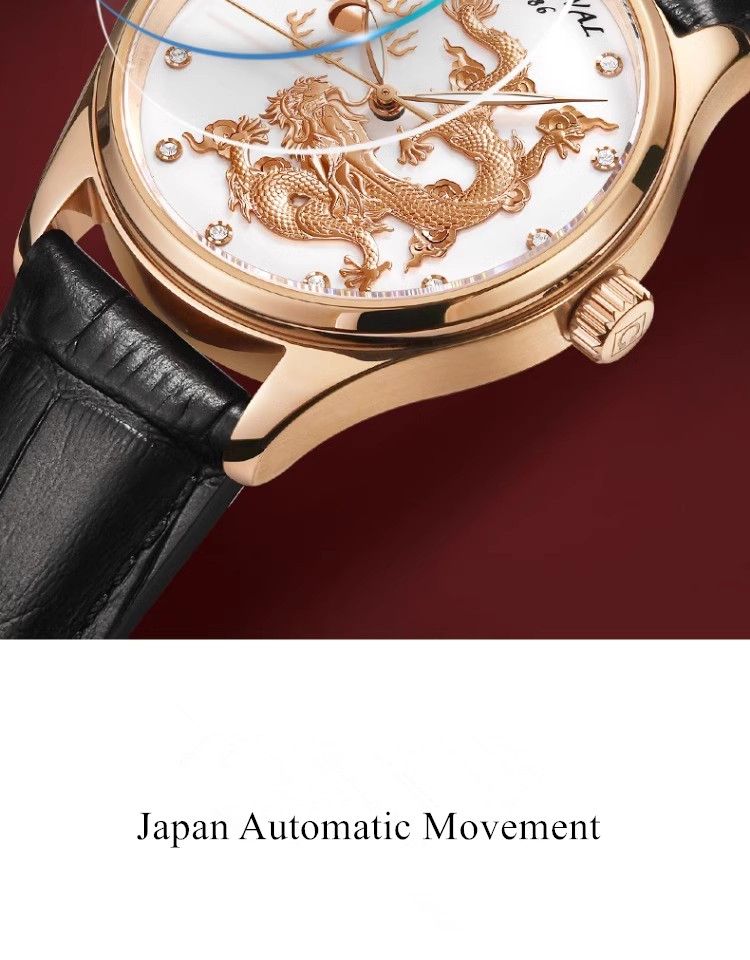 CARNIVAL Mens Automatic Dress Watch Brand Luxury Mechanical Wristwatches For Men Original NH36 Movement Waterproof Reloj Hombre_voghion.com