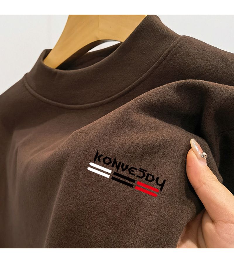 Men's Slim Fit Thermal Underwear Half-Turtle Neck Base Layer Shirt, Breathable & Warm, All-Season Comfort, Multiple Colors & Sizes (M-4XL)_voghion.com