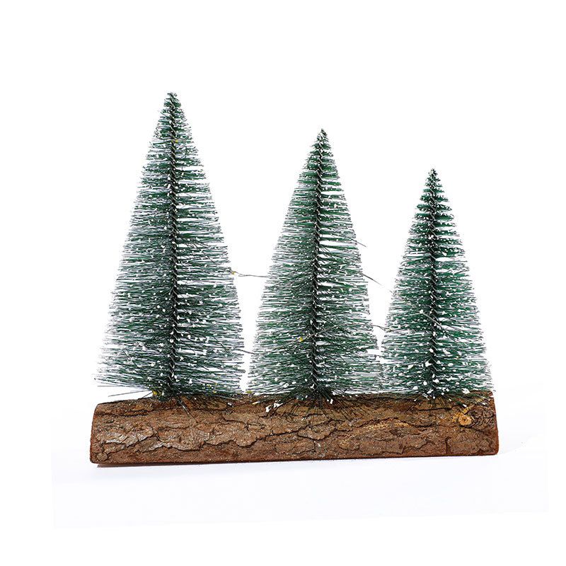 New Tabletop Christmas Tree Ornament Mini Christmas Tree With Lights, Luminous Scene, Festive Atmosphere Arrangement_voghion.com