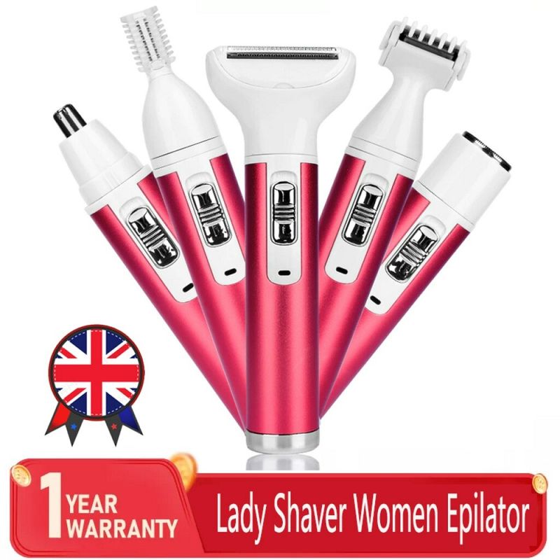 5 In1 Frauen Epilierer Weibliche Augenbraue Trimmer Lady Shaver Für Haar Entfernung Rasieren_voghion.com