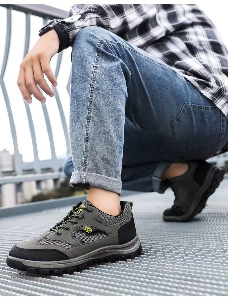 Glide New Outdoor Uomo Scarpe da Trekking Comode Casual Sportive Calde e Spesse da Trekking Stivali da Neve per Camminare Anziani_voghion.com