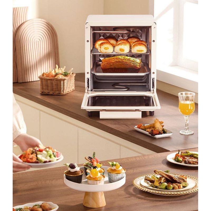 Three Small Household Electric Ovens Multi-Functional Fully Automatic Mini Oven Baking Egg Tart Roasting Sweet Potato_voghion.com