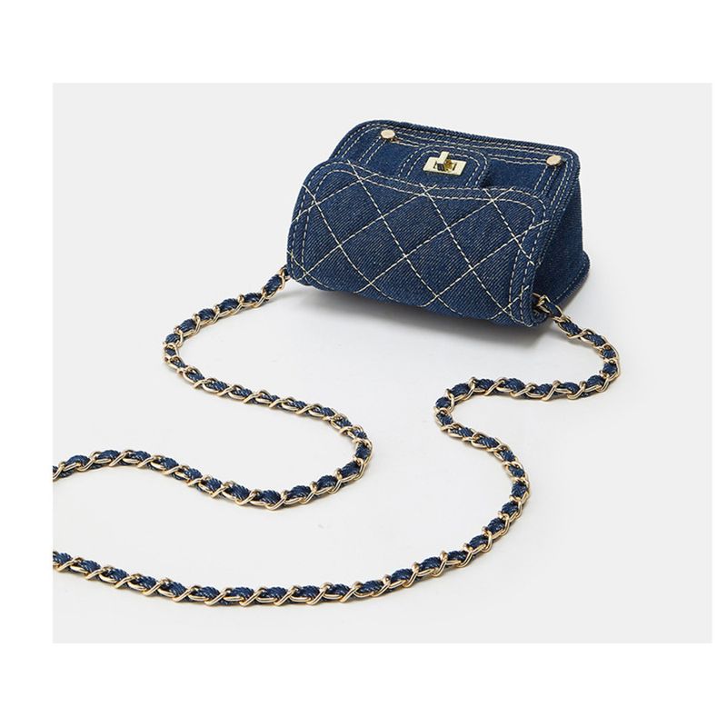 Neue Parfüm Cowboy Fett Schultergurt Diamant Kette Kleine Quadratische Tasche Roten Umschlag Mode Mini Schulter Damen Tasche_voghion.com