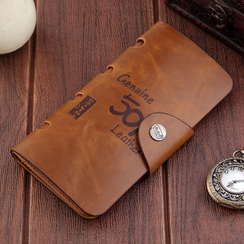 Constant Victory Herren-Geldbörse, multifunktional, Dollar-Clip, Leder, lange Anzugtasche_voghion.com