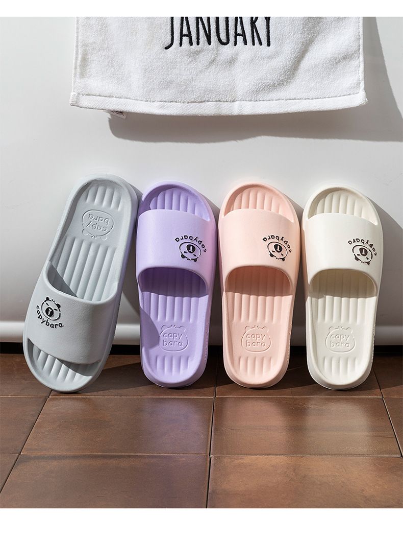 Cartoon Bear Couple Slides - Breathable EVA Slippers With Anti-Slip Sole (Unisex, 5 Colors, Sizes 36-45)_voghion.com