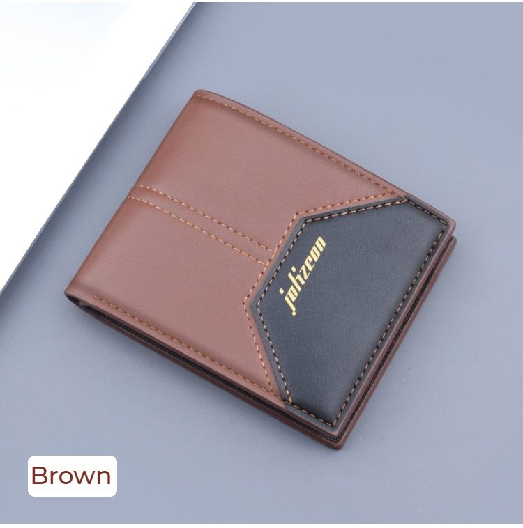 Men's Short Wallet Card Holder Integrated Short Wallet Men's Card Holder With Zipper Short Wallet Men's Wallet Men's Coin Purse_voghion.com